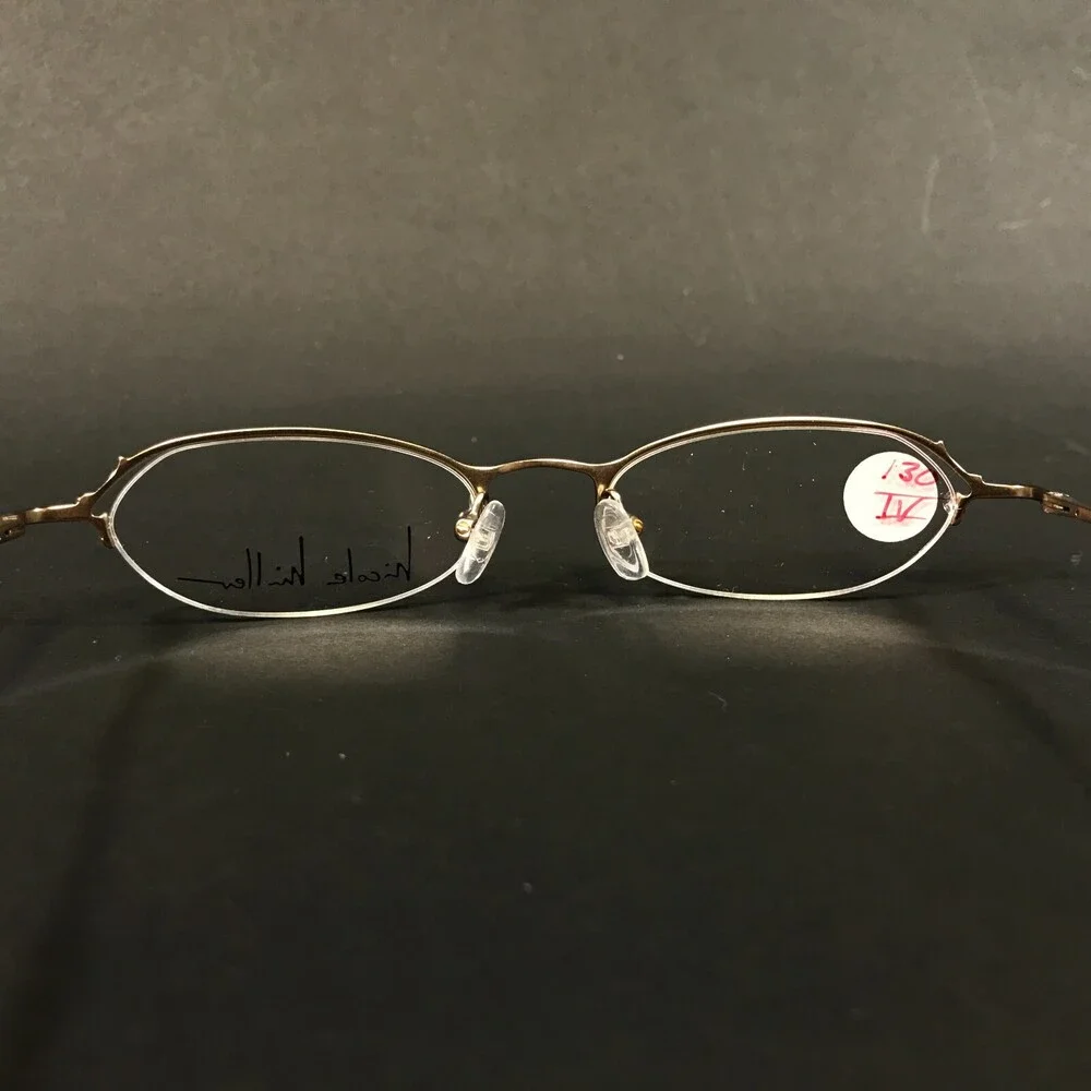 Nicole Miller Eyeglasses Frames Kimono Serene Gold Round Half Rim 49-18-135